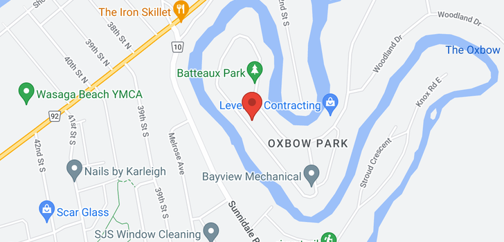 map of 709 OXBOW PARK DRIVE